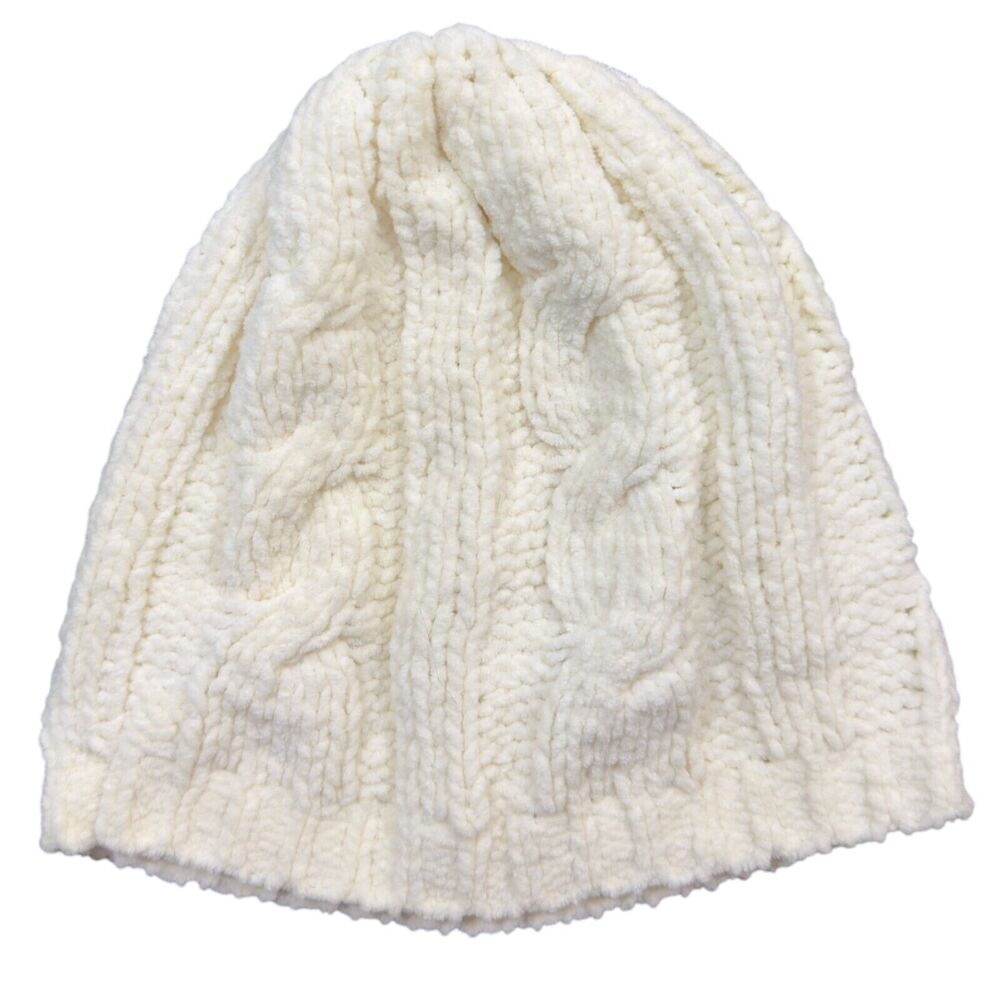 Sonoma Chunky Soft Warm Winter Fashion Beanie Hat Womens One Size Ivory Outdoor
